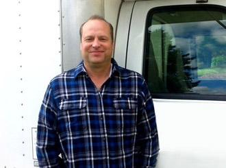 Jim, one of our Hollywood plumbers, is standing by his truck ready to help you