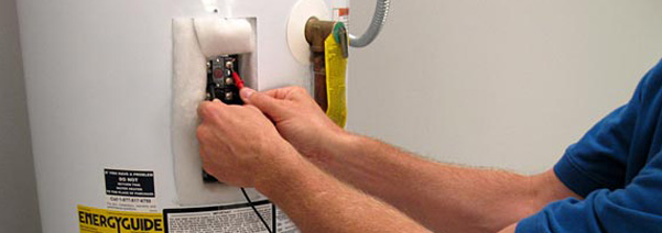 Repairing a water heater's electronics